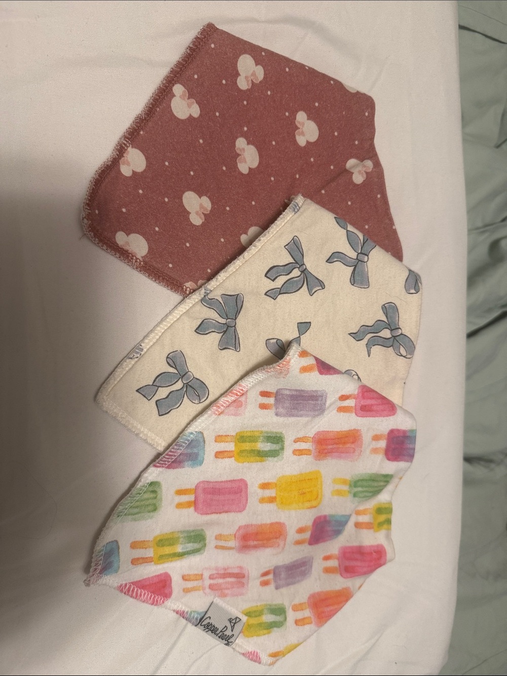 9-Pack Baby Bandana Bibs by Copper Pearl